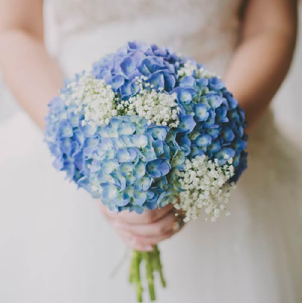 Ramo de novia de hortensia 