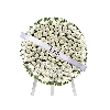 Corona Rosas Blancas