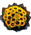 Ramo de 24 Girasoles en papel
